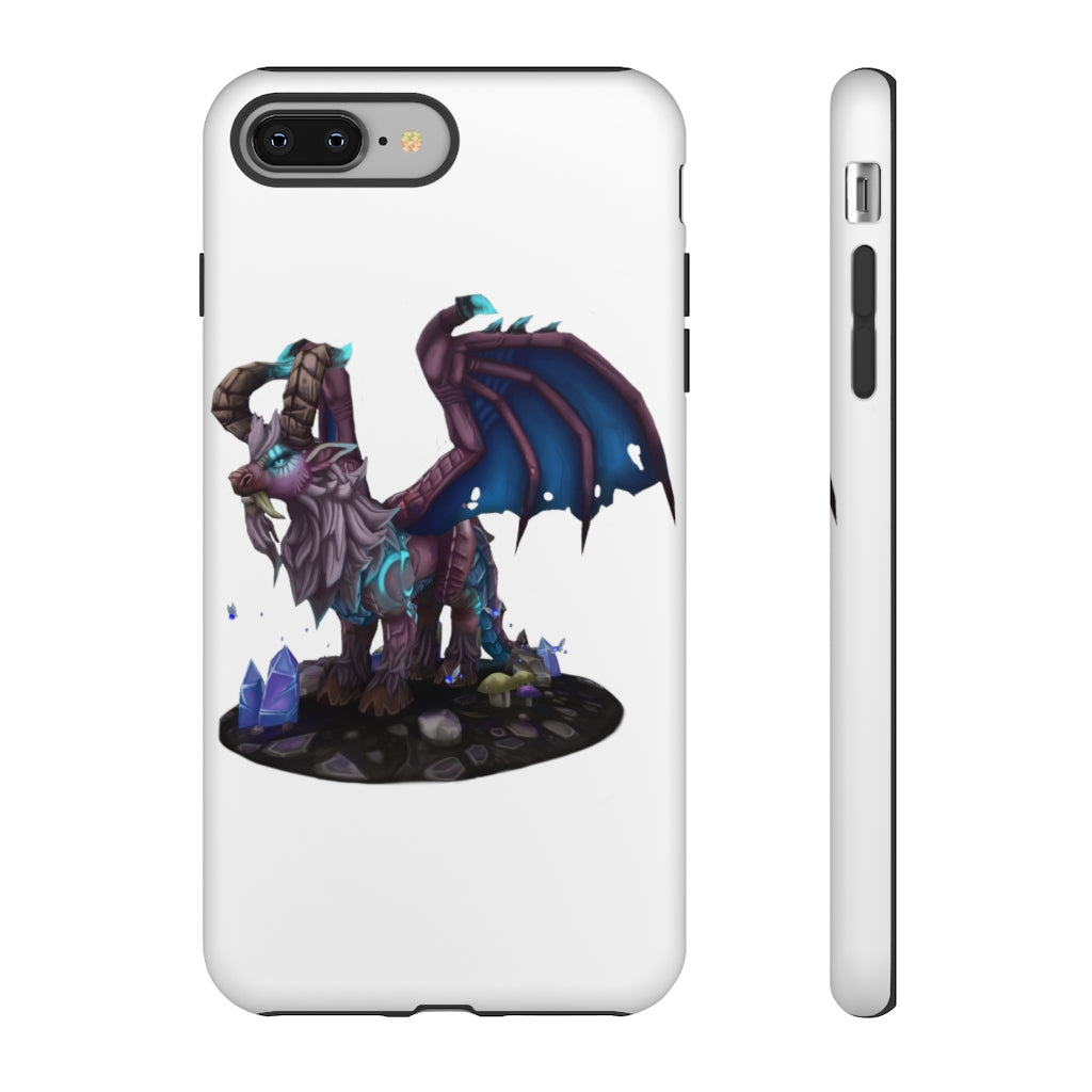 Deviant Dungeon Lurker Tough Case showcasing vibrant design and dual-layer protection for smartphones.