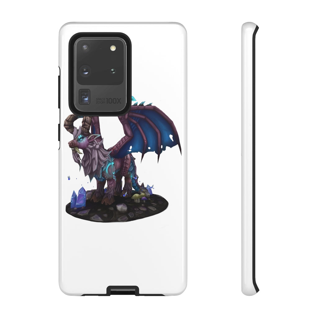 Deviant Dungeon Lurker Tough Case showcasing vibrant design and dual-layer protection for smartphones.