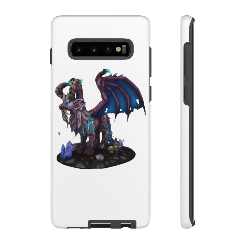 Deviant Dungeon Lurker Tough Case showcasing vibrant design and dual-layer protection for smartphones.