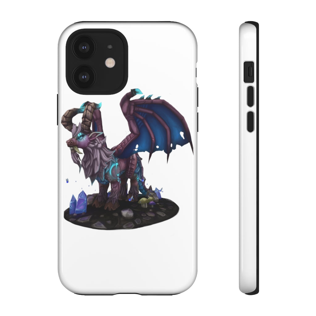 Deviant Dungeon Lurker Tough Case showcasing vibrant design and dual-layer protection for smartphones.