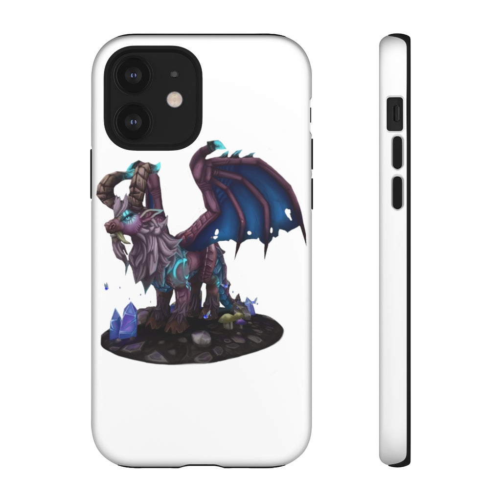 Deviant Dungeon Lurker Tough Case showcasing vibrant design and dual-layer protection for smartphones.