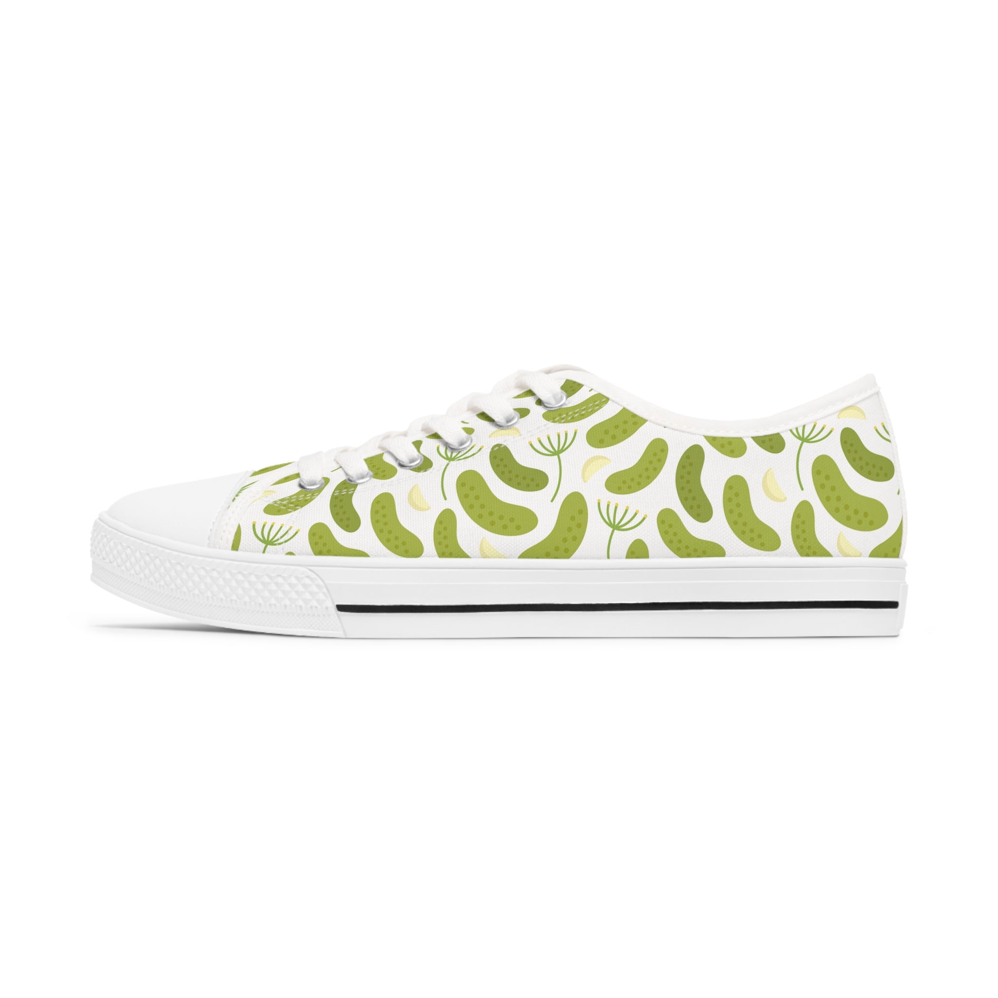 Dill Women's Low Top Sneakers in black and white options, showcasing breathable canvas and stylish design with silver metal eyelets.