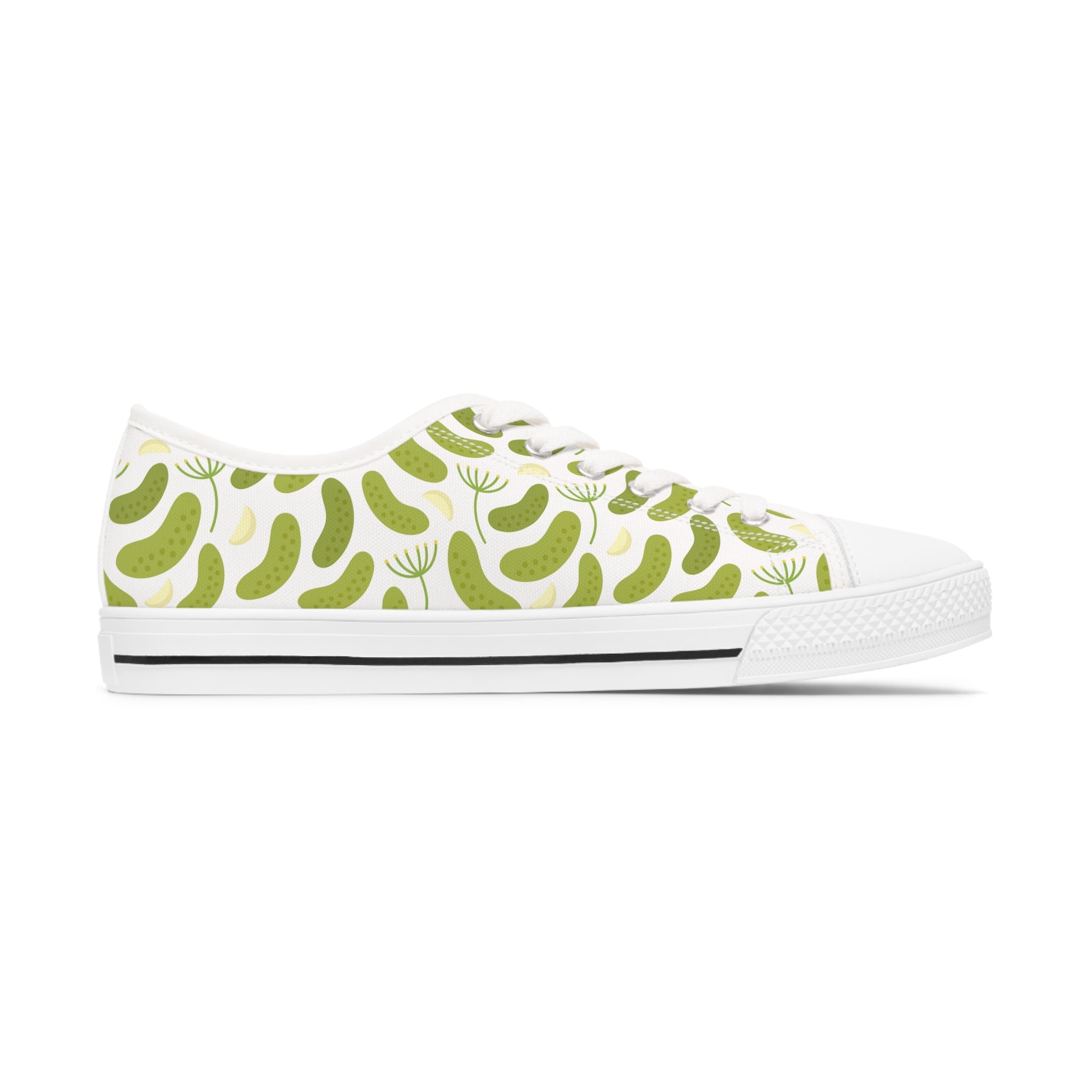 Dill Women's Low Top Sneakers in black and white options, showcasing breathable canvas and stylish design with silver metal eyelets.