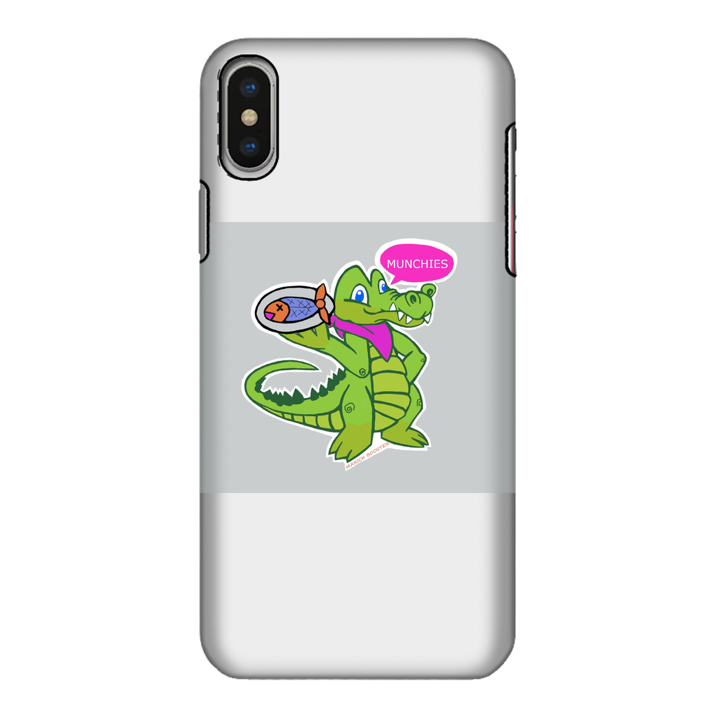 Diner Croc Fully Printed Tough Phone Case showcasing vibrant colors and intricate design with dual-layer protection.