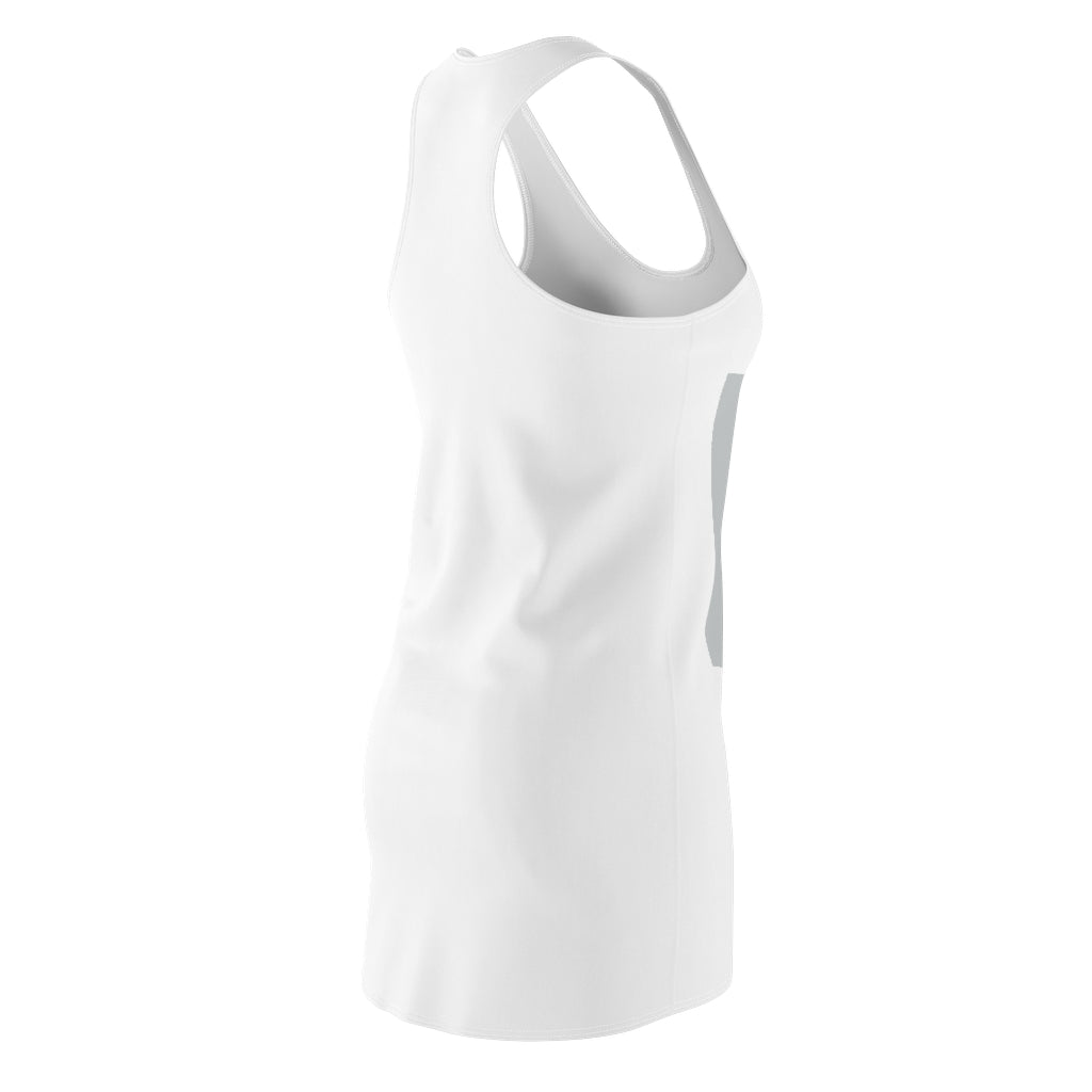 Diner Croc Women's Cut & Sew Racerback Dress showcasing a stylish and feminine design with a sporty racerback style.