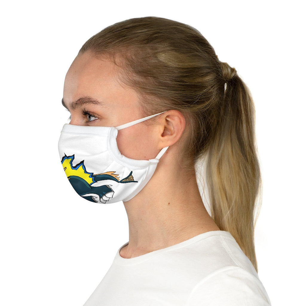 Doffis Cotton Face Mask featuring vibrant motifs and adjustable earloops, showcasing its stylish design and comfortable fit.