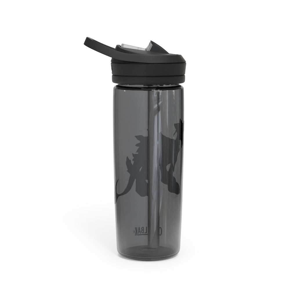 Doudro CamelBak Eddy® Water Bottle in 20oz and 25oz sizes, showcasing its durable Tritan™ material and spill-proof design.