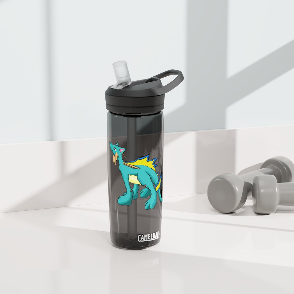 Doudro CamelBak Eddy® Water Bottle in 20oz and 25oz sizes, showcasing its durable Tritan™ material and spill-proof design.