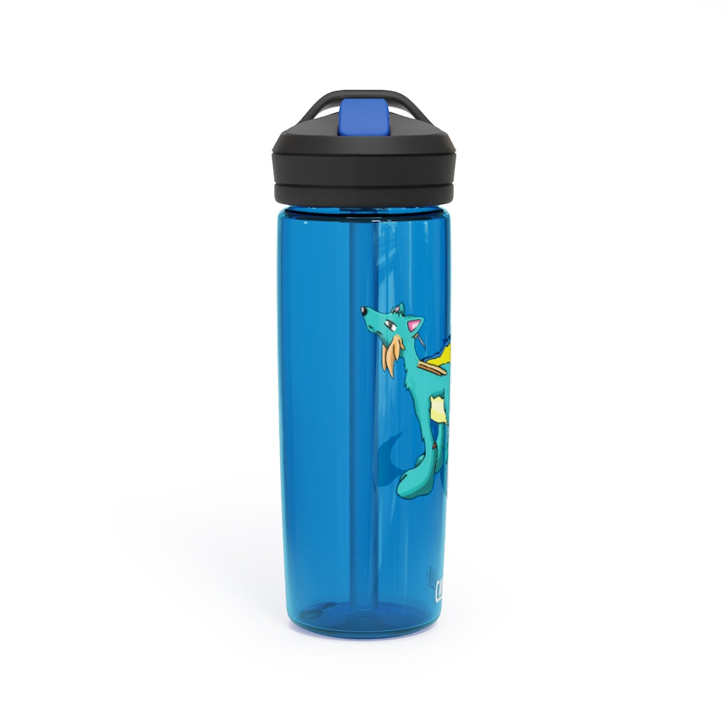 Doudro CamelBak Eddy® Water Bottle in 20oz and 25oz sizes, showcasing its durable Tritan™ material and spill-proof design.