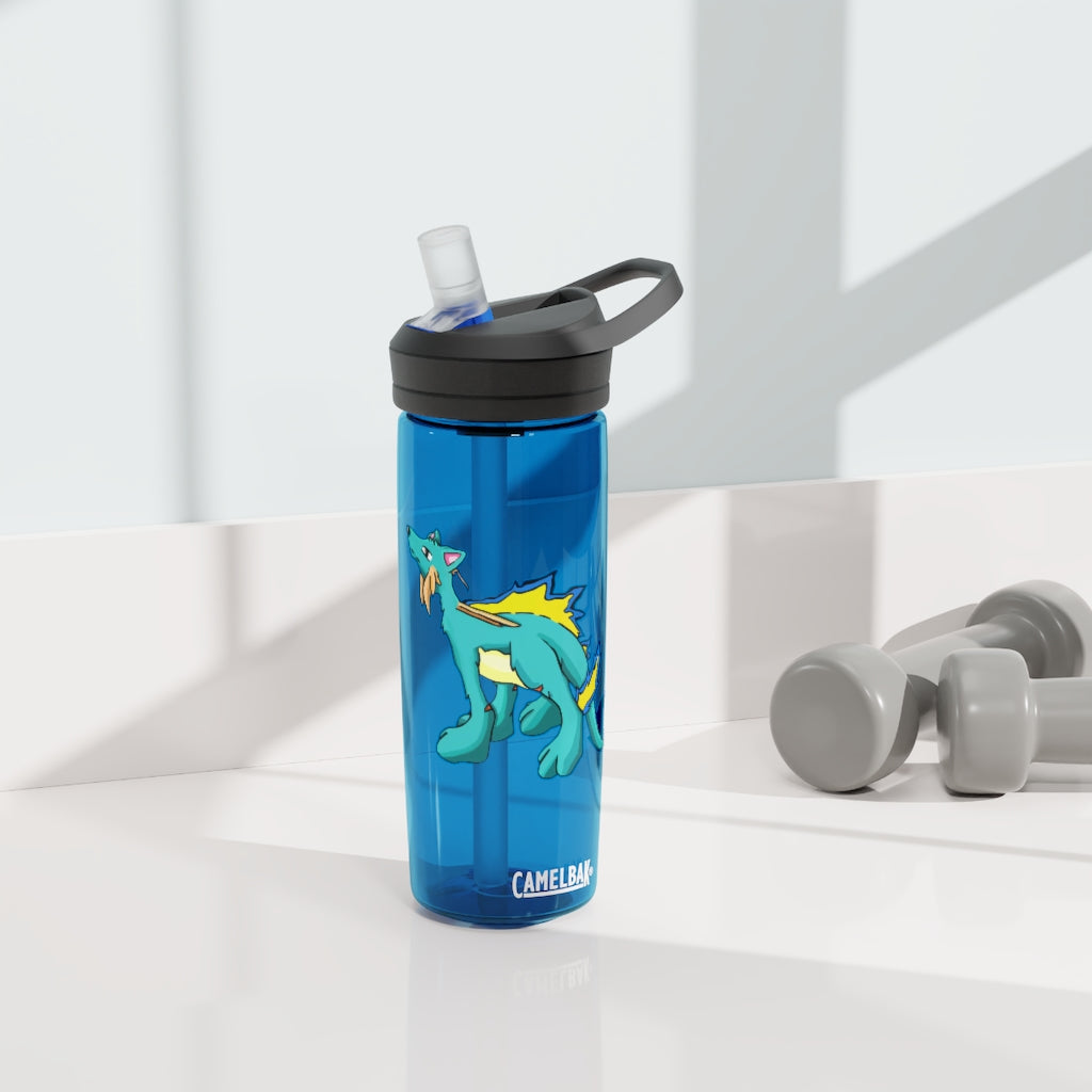 Doudro CamelBak Eddy® Water Bottle in 20oz and 25oz sizes, showcasing its durable Tritan™ material and spill-proof design.