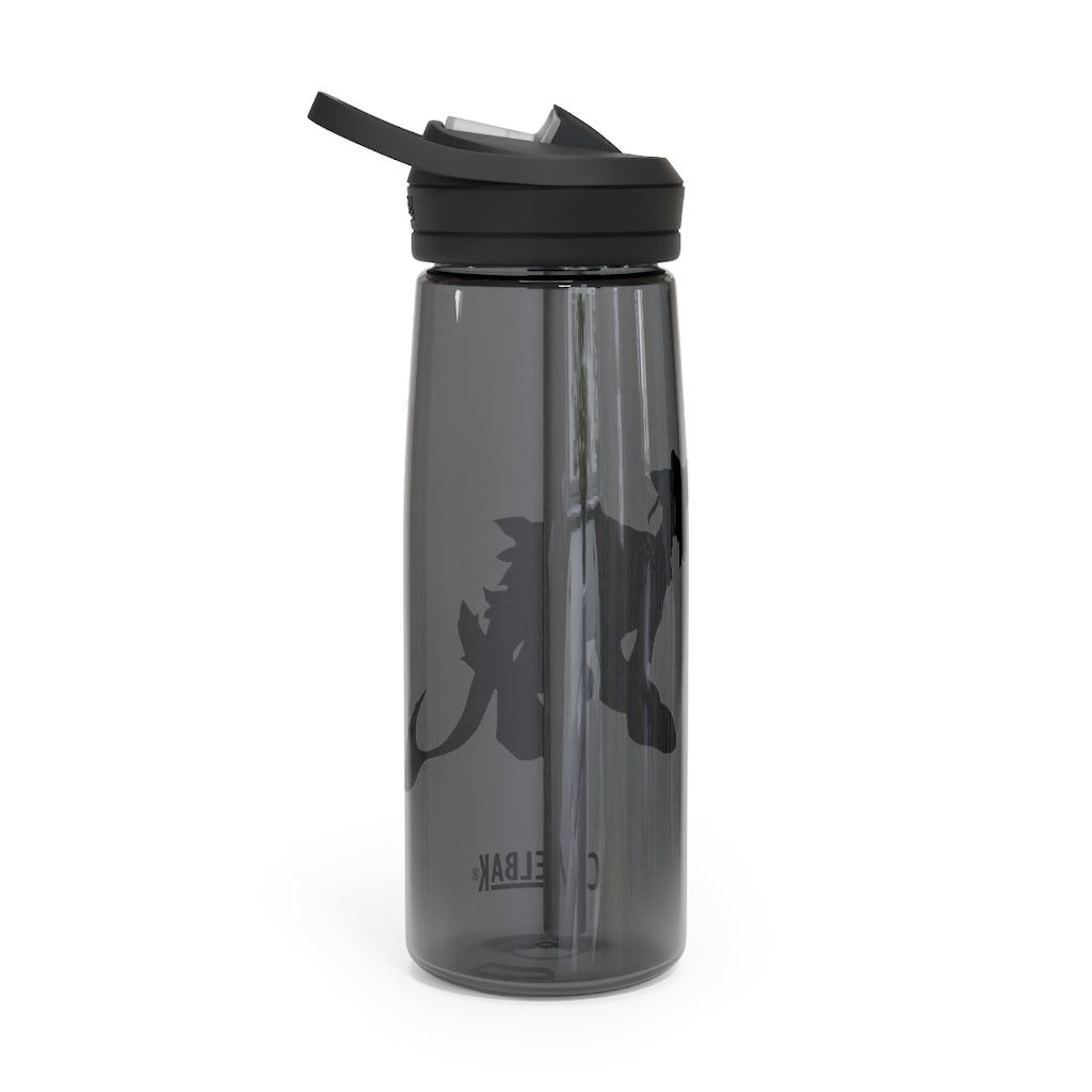 Doudro CamelBak Eddy® Water Bottle in 20oz and 25oz sizes, showcasing its durable Tritan™ material and spill-proof design.