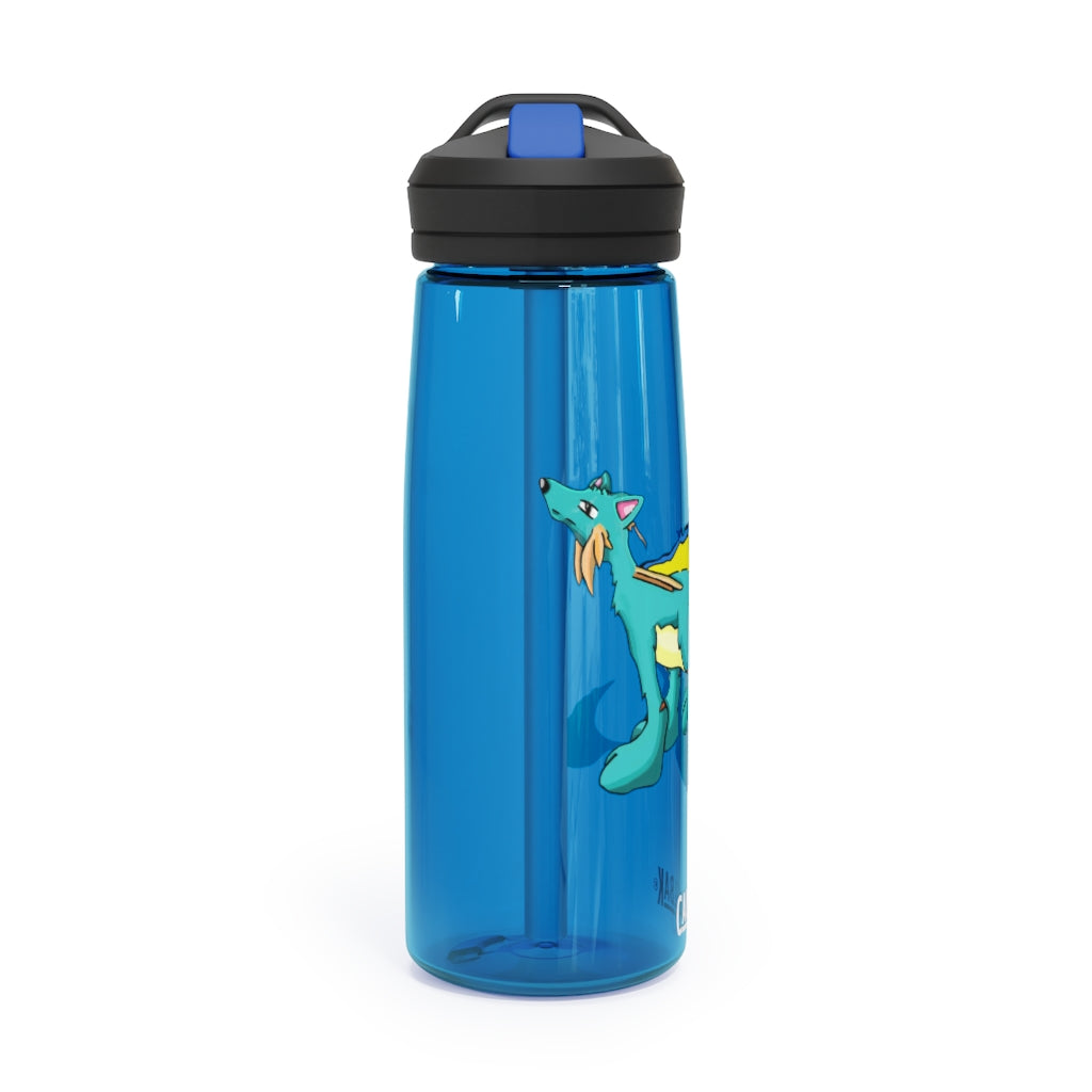 Doudro CamelBak Eddy® Water Bottle in 20oz and 25oz sizes, showcasing its durable Tritan™ material and spill-proof design.