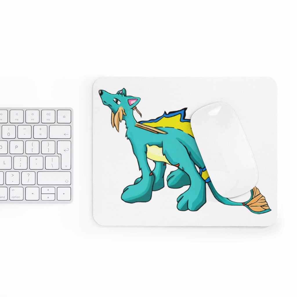 Doudro Mouse Pad featuring a vibrant full print design and a non-slip base, ideal for enhancing workspace aesthetics and functionality.