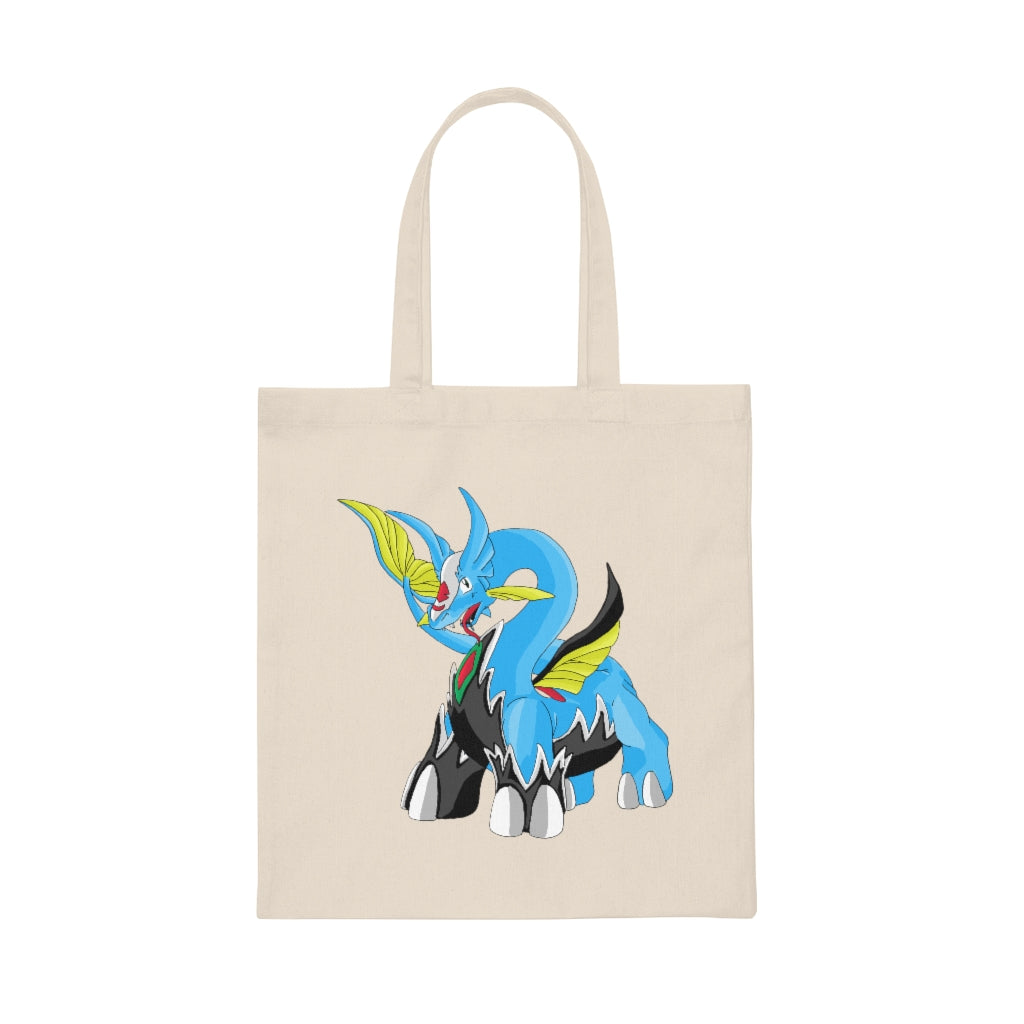 Dragigas Canvas Tote Bag made of 100% cotton sheeting, featuring reinforced handles and a stylish design, perfect for personalization.