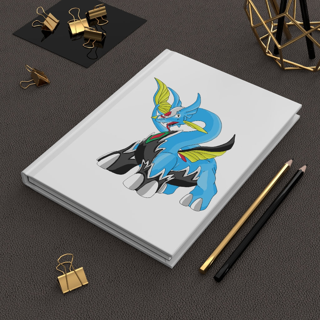 Dragigas Hardcover Journal Matte with customizable covers and lined pages, showcasing a stylish matte finish.