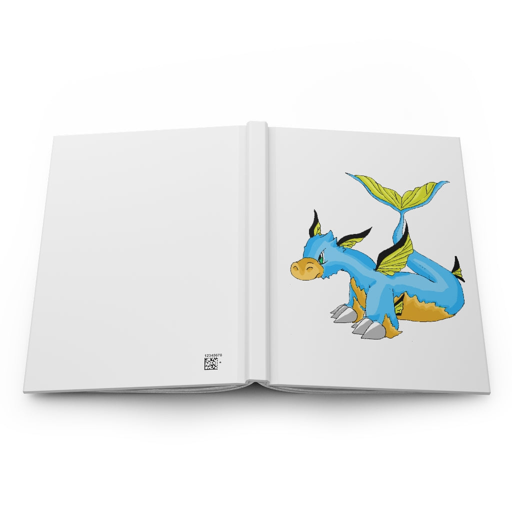 Drago Hardcover Journal Matte with customizable cover and lined pages, showcasing its elegant design and sturdy construction.