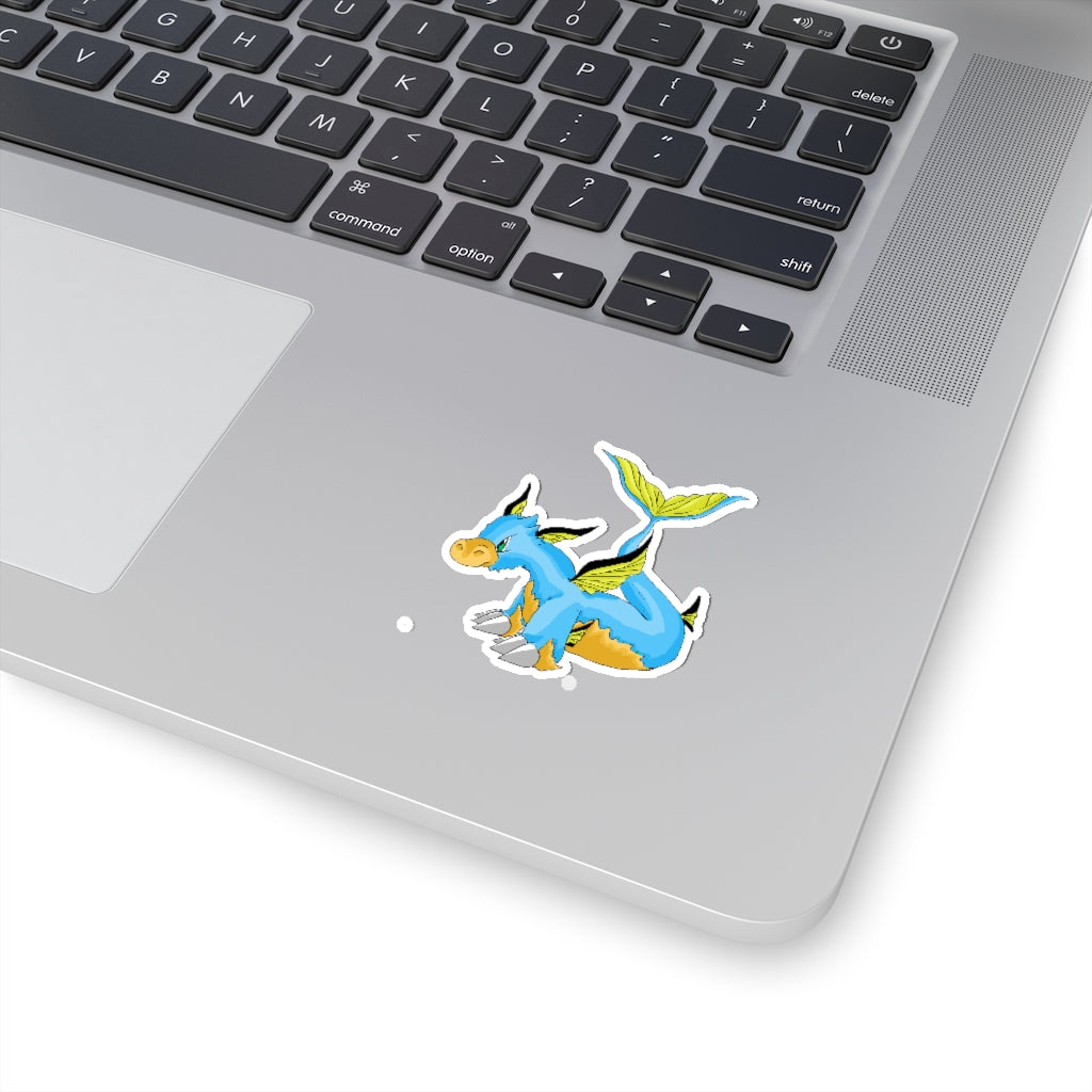 Drago Kiss-Cut Stickers showcasing various custom shapes and sizes on a white background.