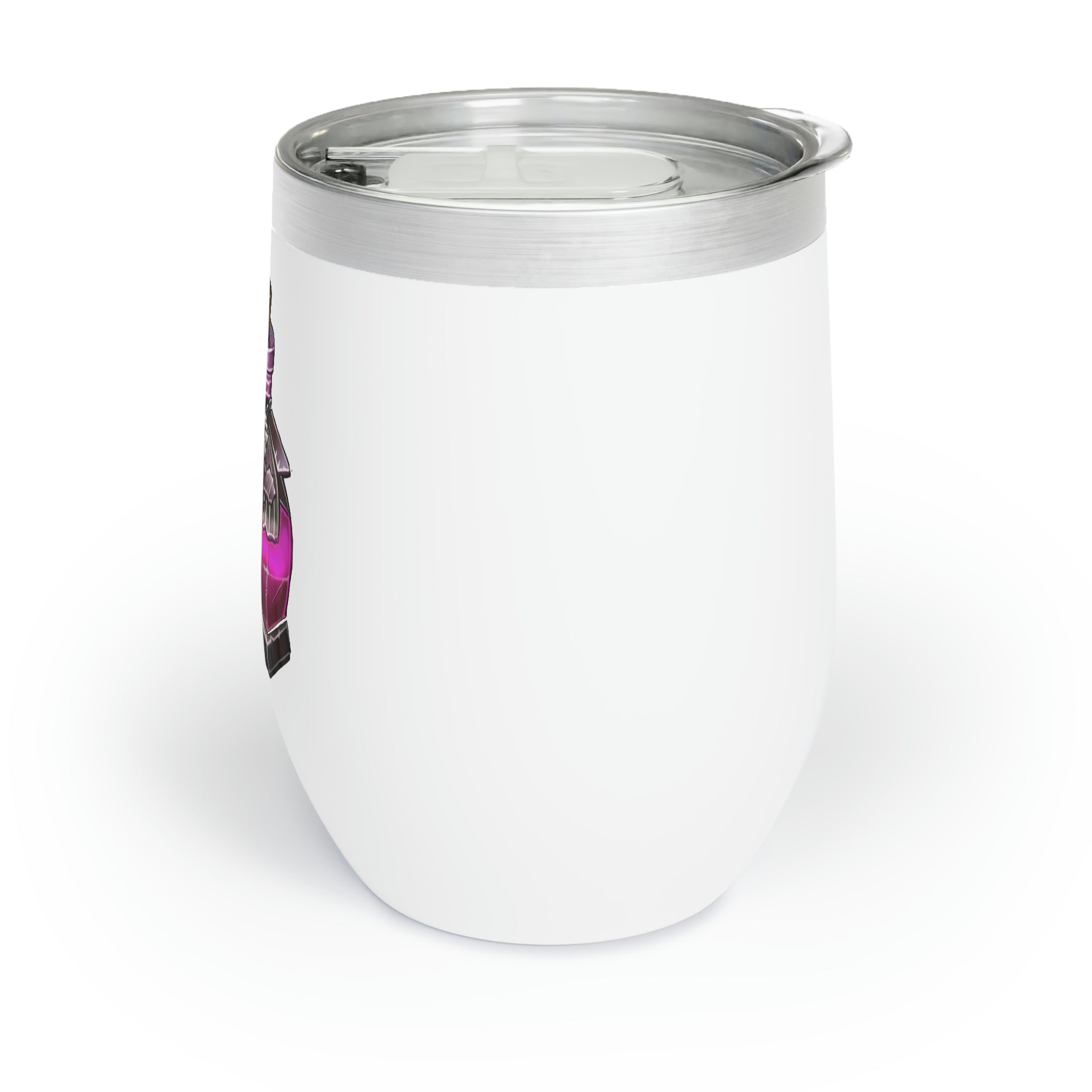 Dragon Potion Chill Wine Tumbler in stainless steel with double-insulated walls, showcasing a customizable design.