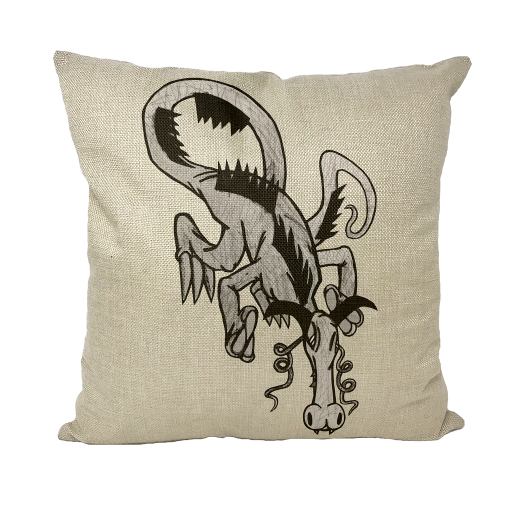 Dragon Throw Pillows featuring unique designs in various styles including linen, canvas, and suede, perfect for home decor.