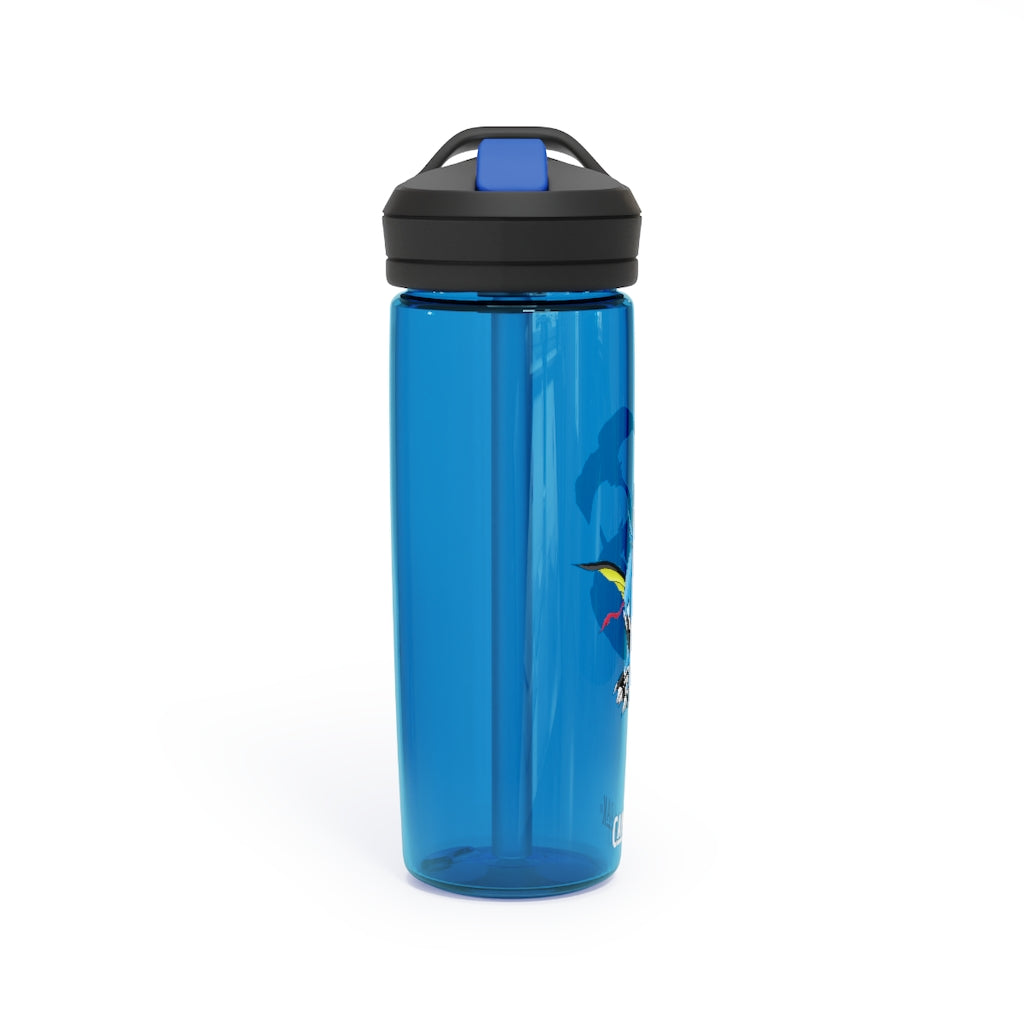 Dragonir CamelBak Eddy® Water Bottle in 20oz and 25oz sizes, showcasing its robust design and spill-proof biting valve.