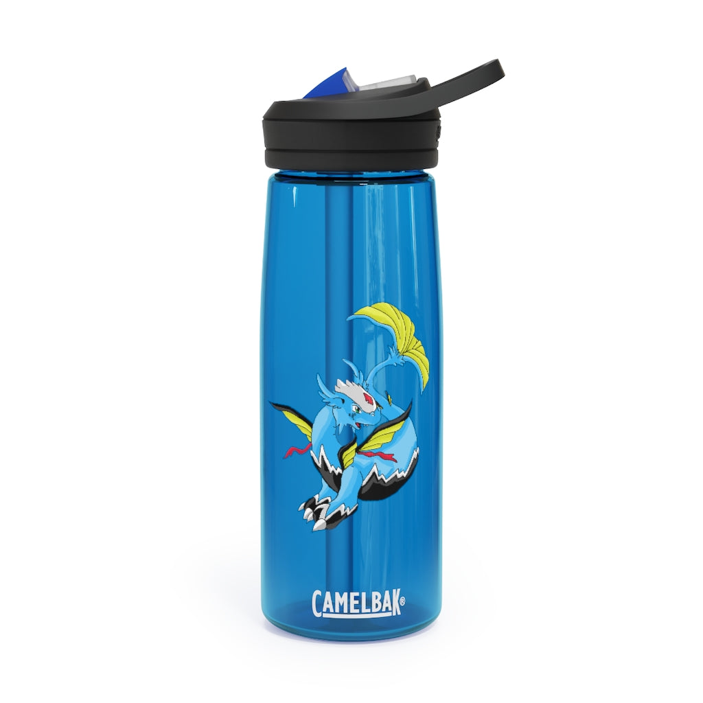 Dragonir CamelBak Eddy® Water Bottle in 20oz and 25oz sizes, showcasing its robust design and spill-proof biting valve.