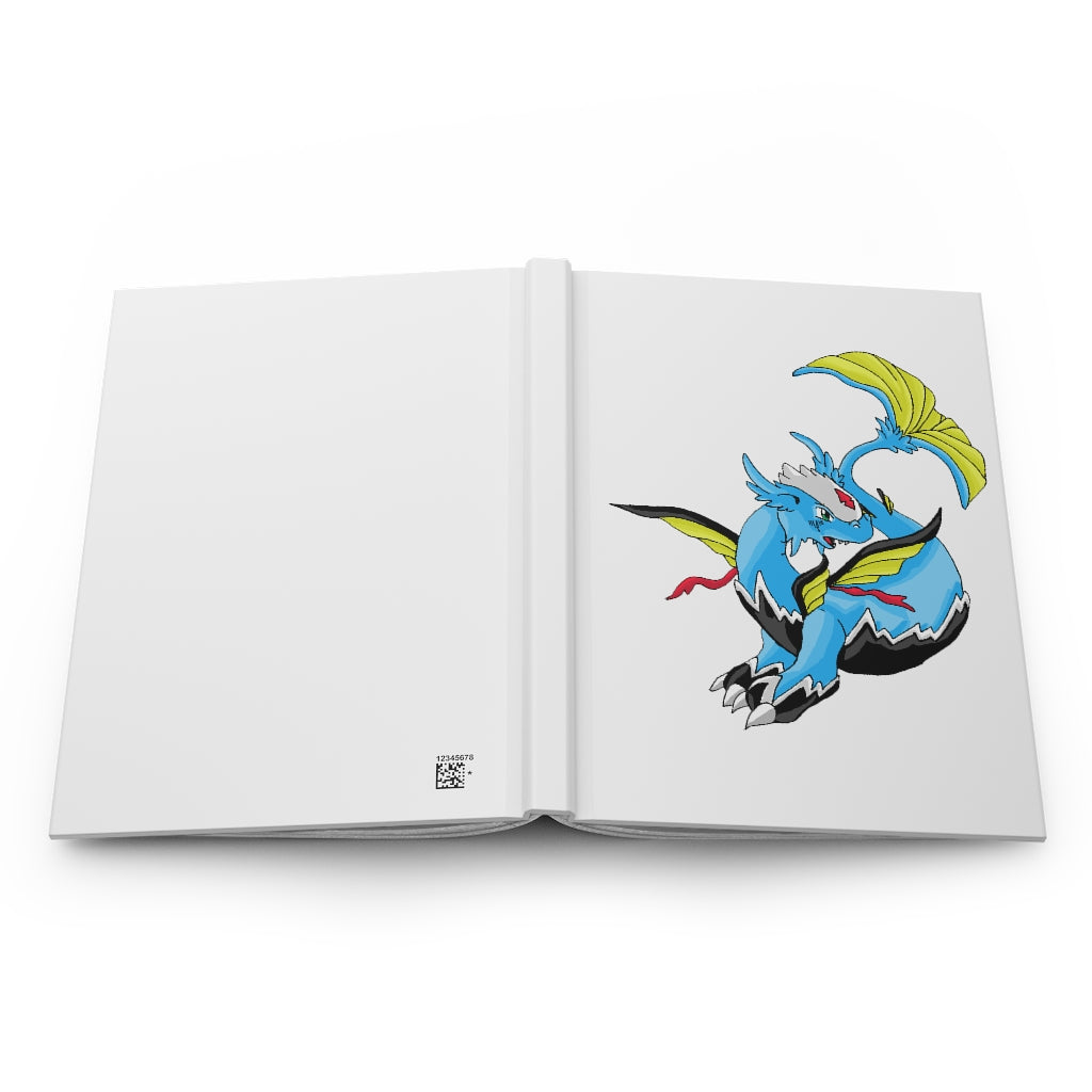 Dragonir Hardcover Journal Matte with customizable cover and lined pages, showcasing a sleek design.