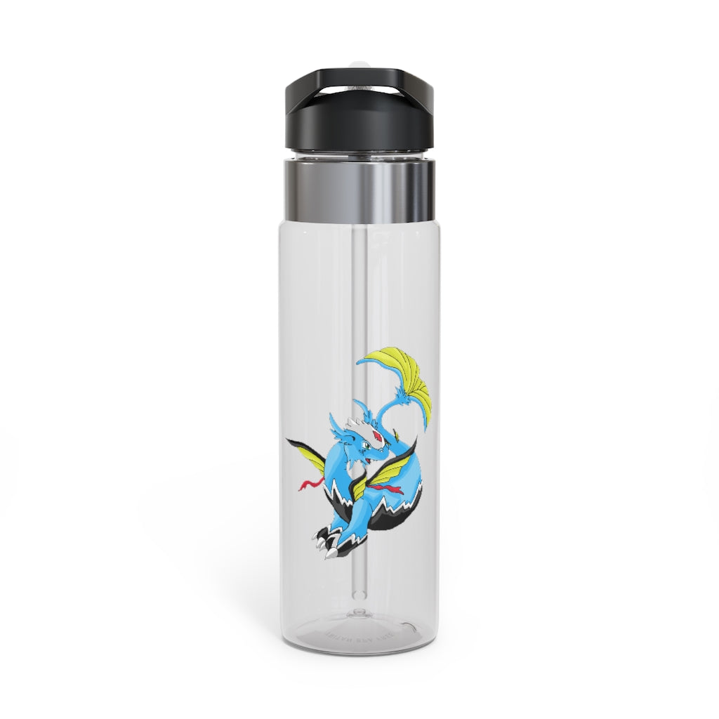 Dragonir Kensington Tritan™ Sport Bottle in vibrant colors with a carabiner hook, showcasing its 20oz capacity and spill-resistant lid.