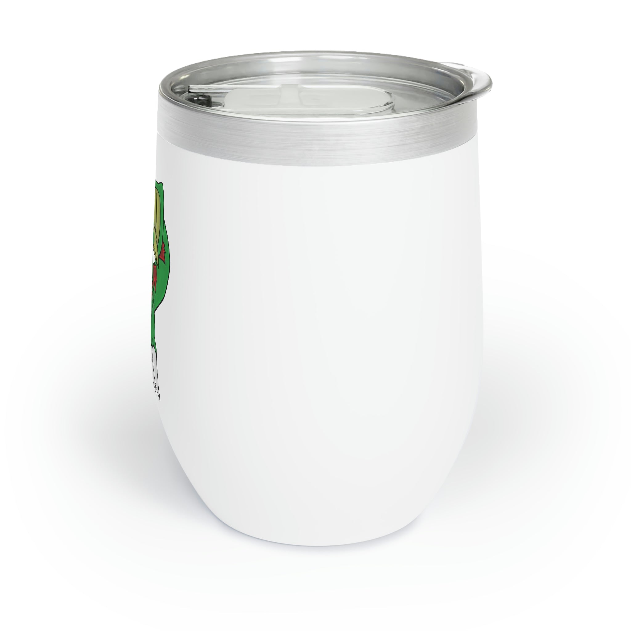 Draggor Chill Wine Tumbler in stainless steel with a customizable design, perfect for keeping beverages at the ideal temperature.