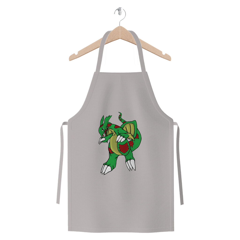 Draggor Premium Jersey Apron in various colors, showcasing heavyweight cotton twill fabric and self-fabric ties.