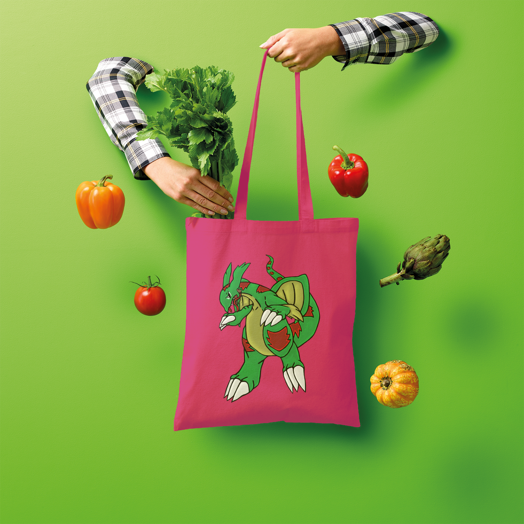 Draggor Shopper Tote Bag made of 100% cotton, featuring a spacious design and ideal for custom prints, shown in various colors.