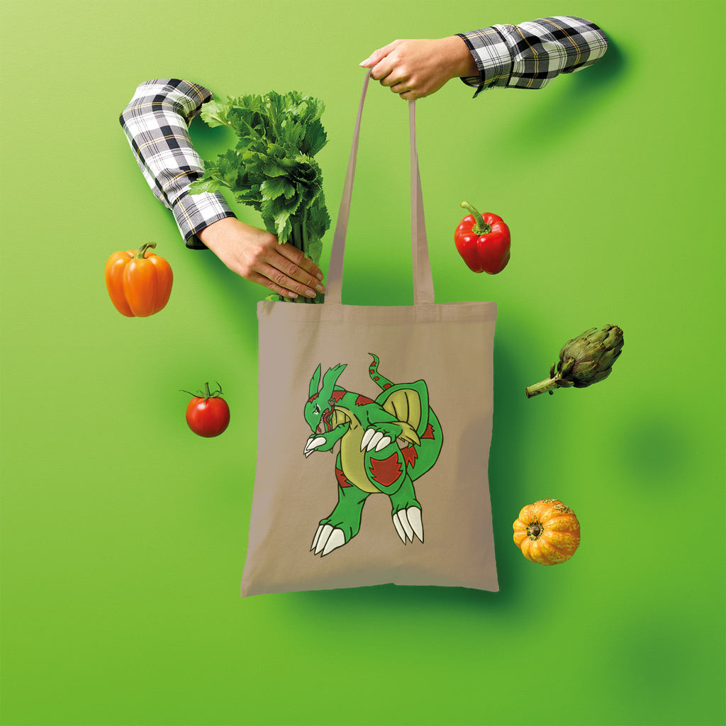 Draggor Shopper Tote Bag made of 100% cotton, featuring a spacious design and ideal for custom prints, shown in various colors.