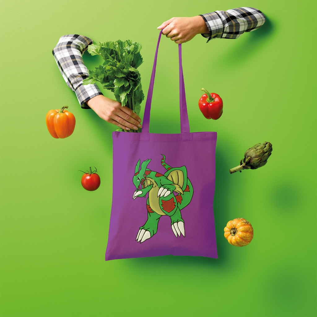 Draggor Shopper Tote Bag made of 100% cotton, featuring a spacious design and ideal for custom prints, shown in various colors.