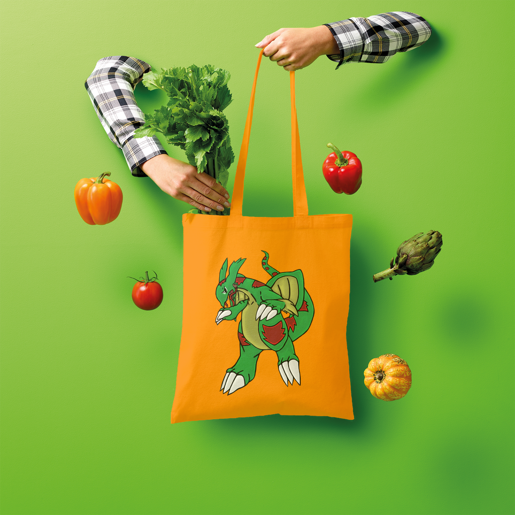 Draggor Shopper Tote Bag made of 100% cotton, featuring a spacious design and ideal for custom prints, shown in various colors.