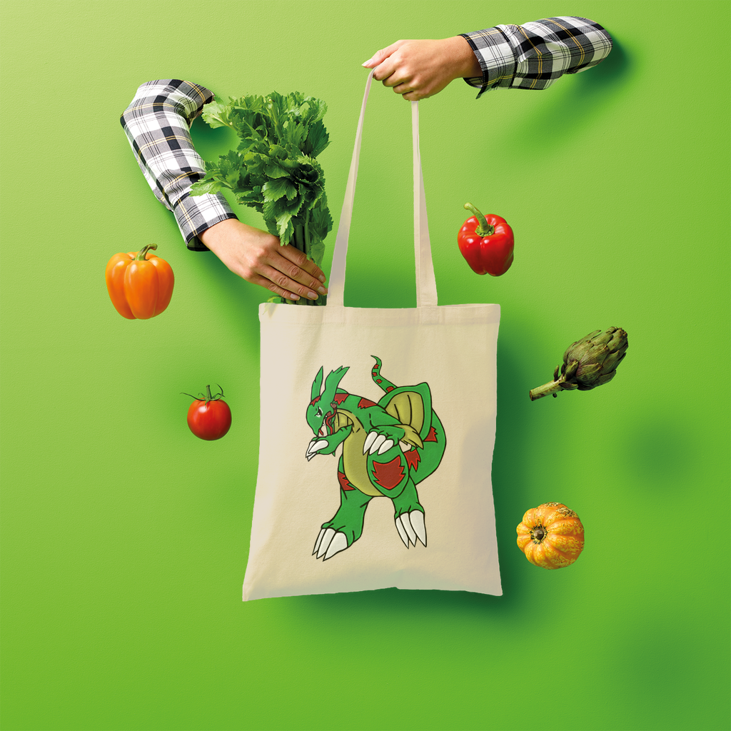 Draggor Shopper Tote Bag made of 100% cotton, featuring a spacious design and ideal for custom prints, shown in various colors.