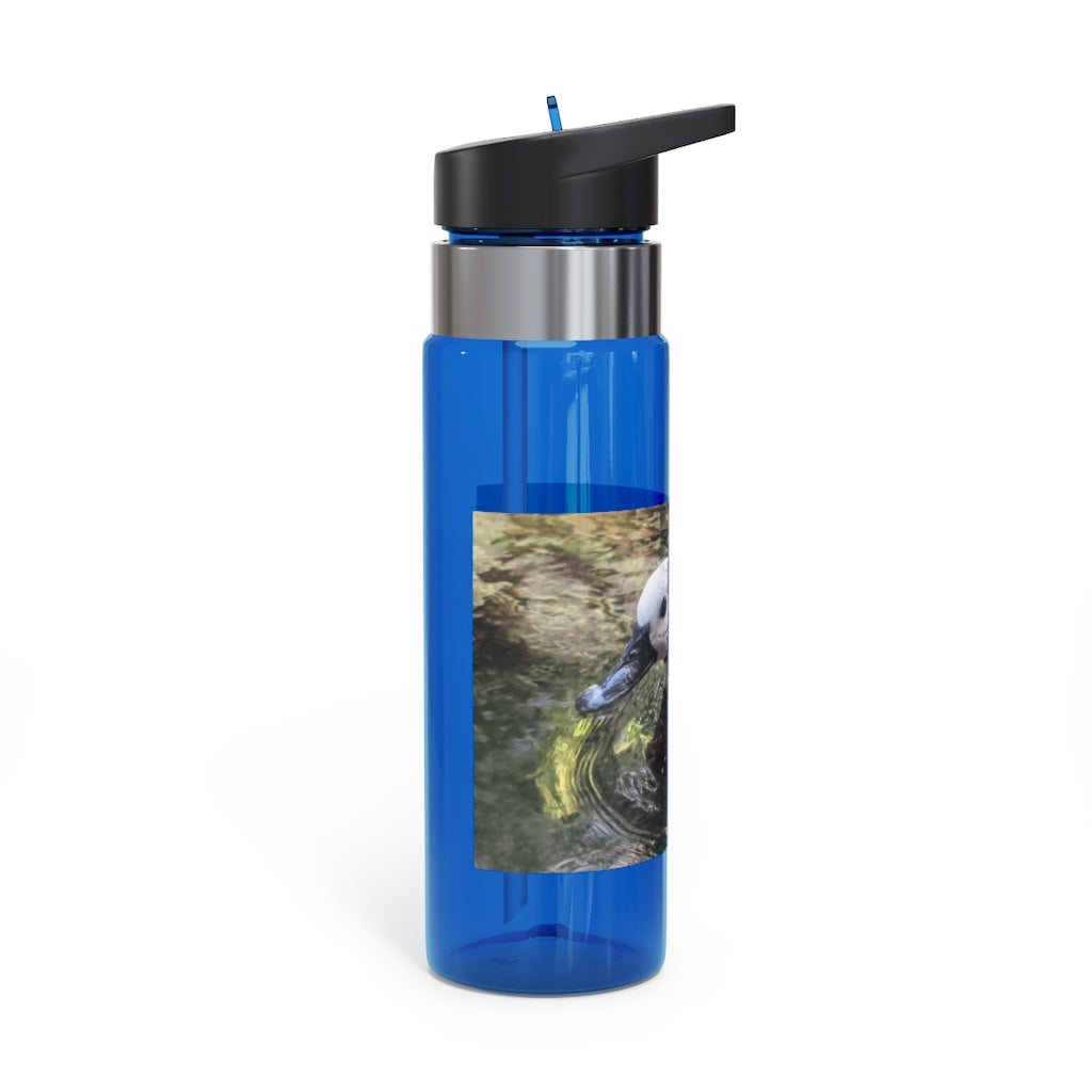 Duck Kensington Tritan™ Sport Bottle in vibrant colors with a carabiner hook, showcasing its spill-resistant lid and straw.