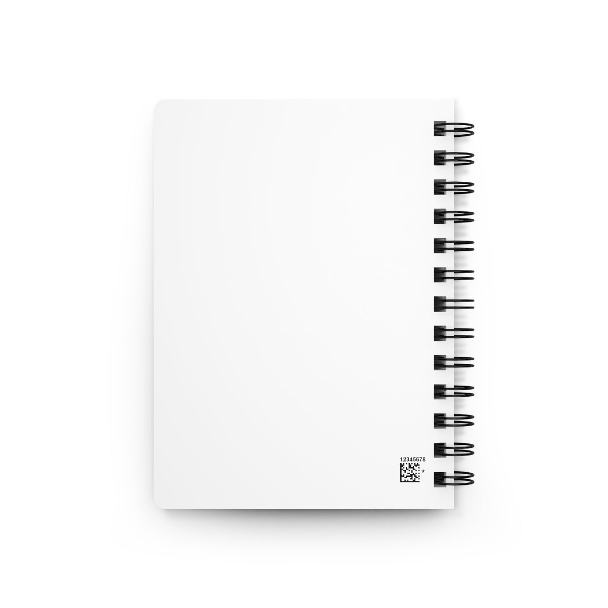 Duck Spiral Bound Journal with glossy laminated cover and lined pages, perfect for writing and personalization.