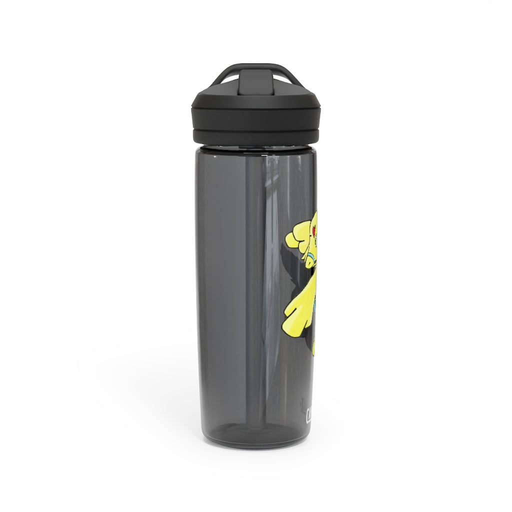 Ductil CamelBak Eddy® Water Bottle in 20oz and 25oz sizes, showcasing its robust design and spill-proof valve.