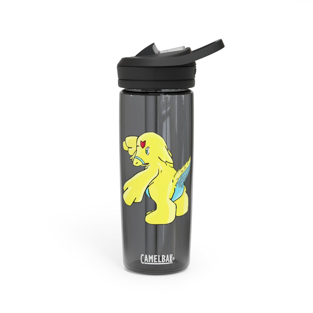 Ductil CamelBak Eddy® Water Bottle in 20oz and 25oz sizes, showcasing its robust design and spill-proof valve.