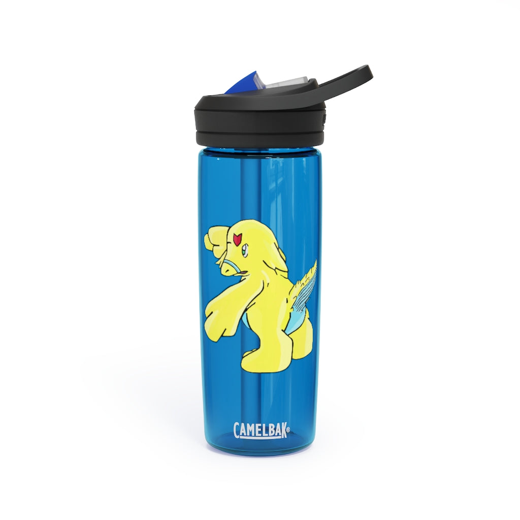 Ductil CamelBak Eddy® Water Bottle in 20oz and 25oz sizes, showcasing its robust design and spill-proof valve.