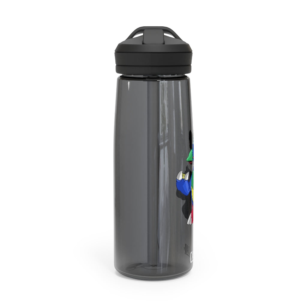 Duldi CamelBak Eddy® Water Bottle in 20oz and 25oz sizes, showcasing its durable Tritan™ material and spill-proof design.