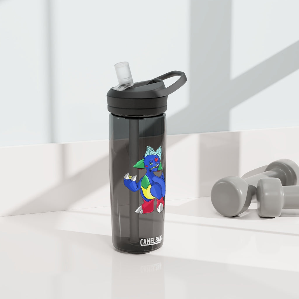 Duldi CamelBak Eddy® Water Bottle in 20oz and 25oz sizes, showcasing its durable Tritan™ material and spill-proof design.