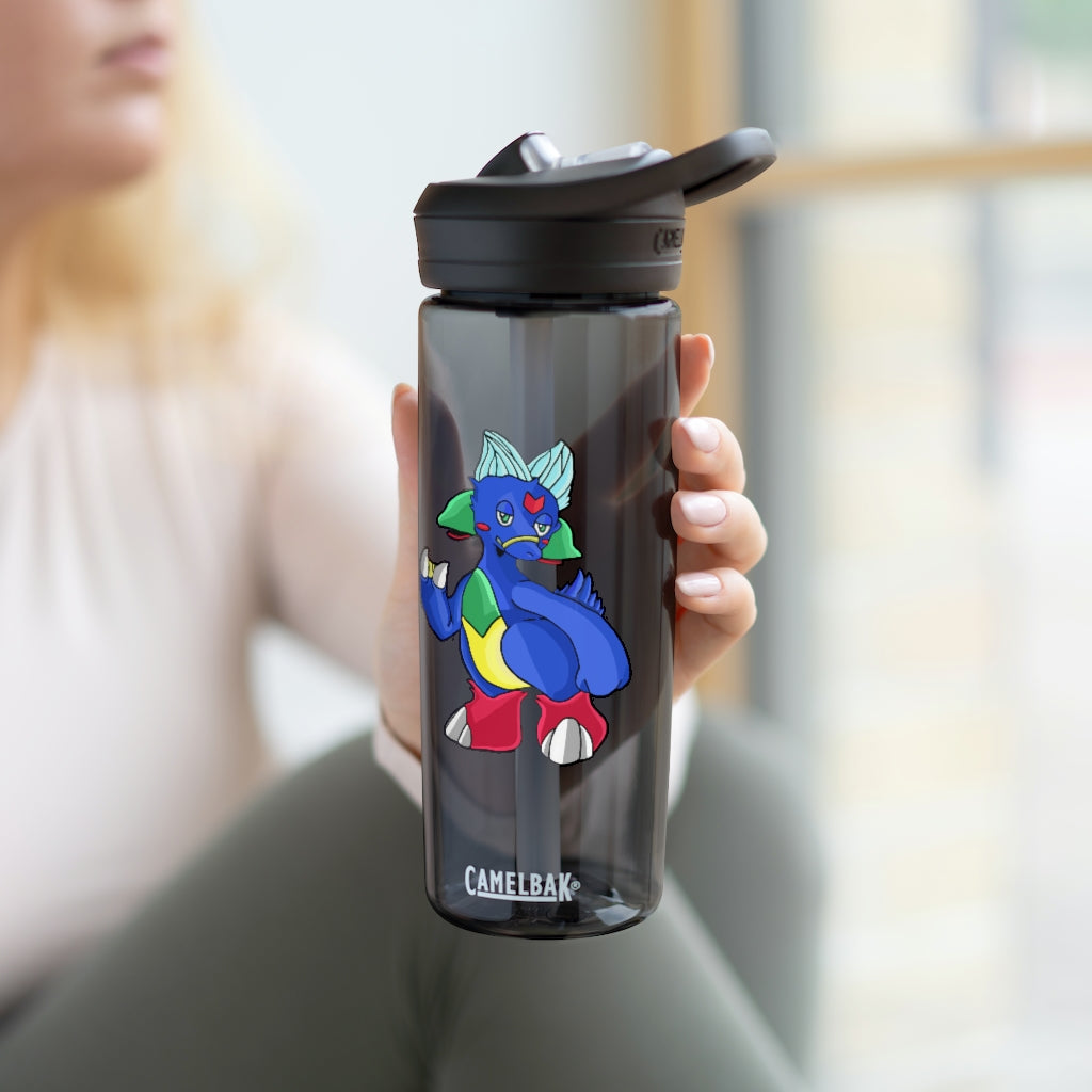 Duldi CamelBak Eddy® Water Bottle in 20oz and 25oz sizes, showcasing its durable Tritan™ material and spill-proof design.