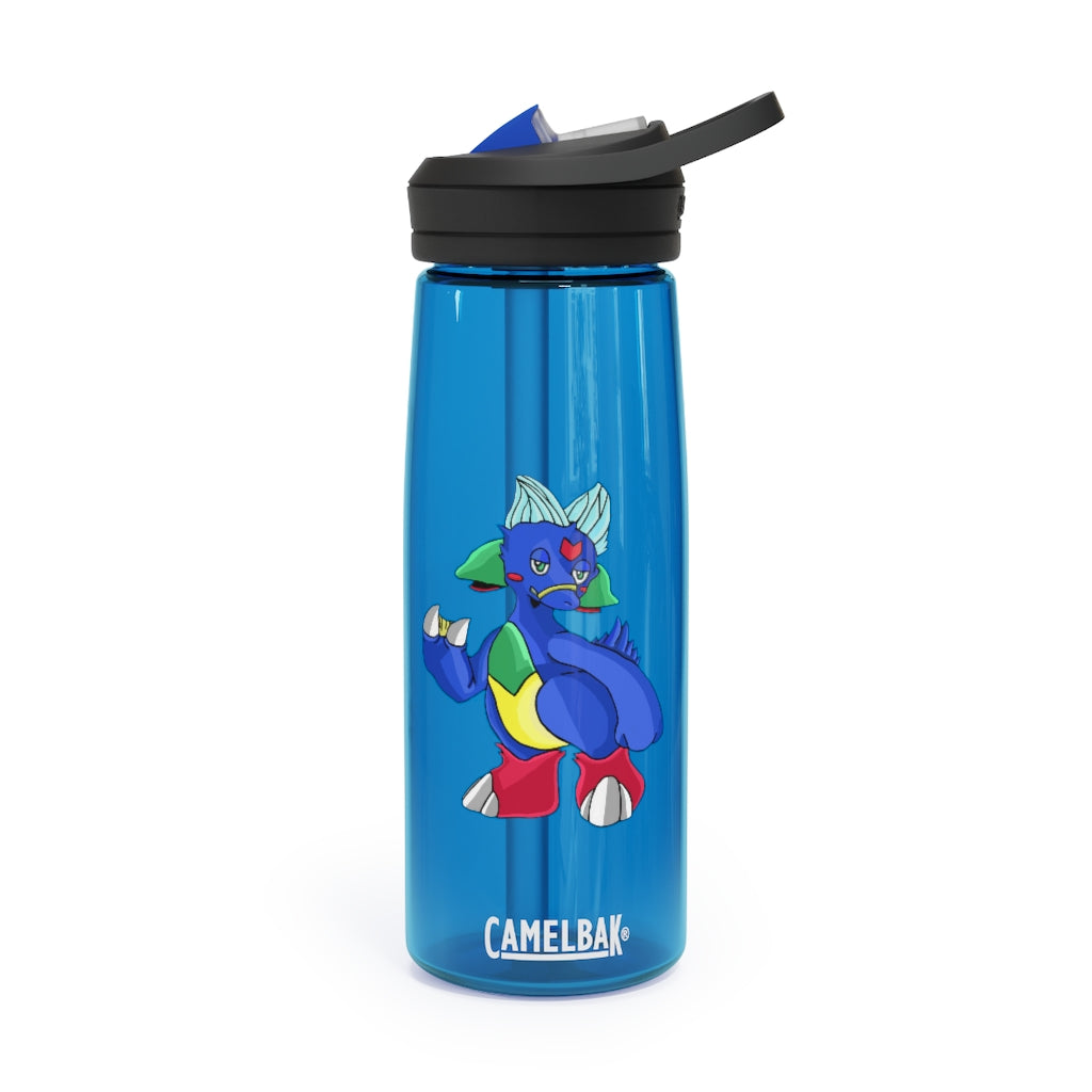 Duldi CamelBak Eddy® Water Bottle in 20oz and 25oz sizes, showcasing its durable Tritan™ material and spill-proof design.