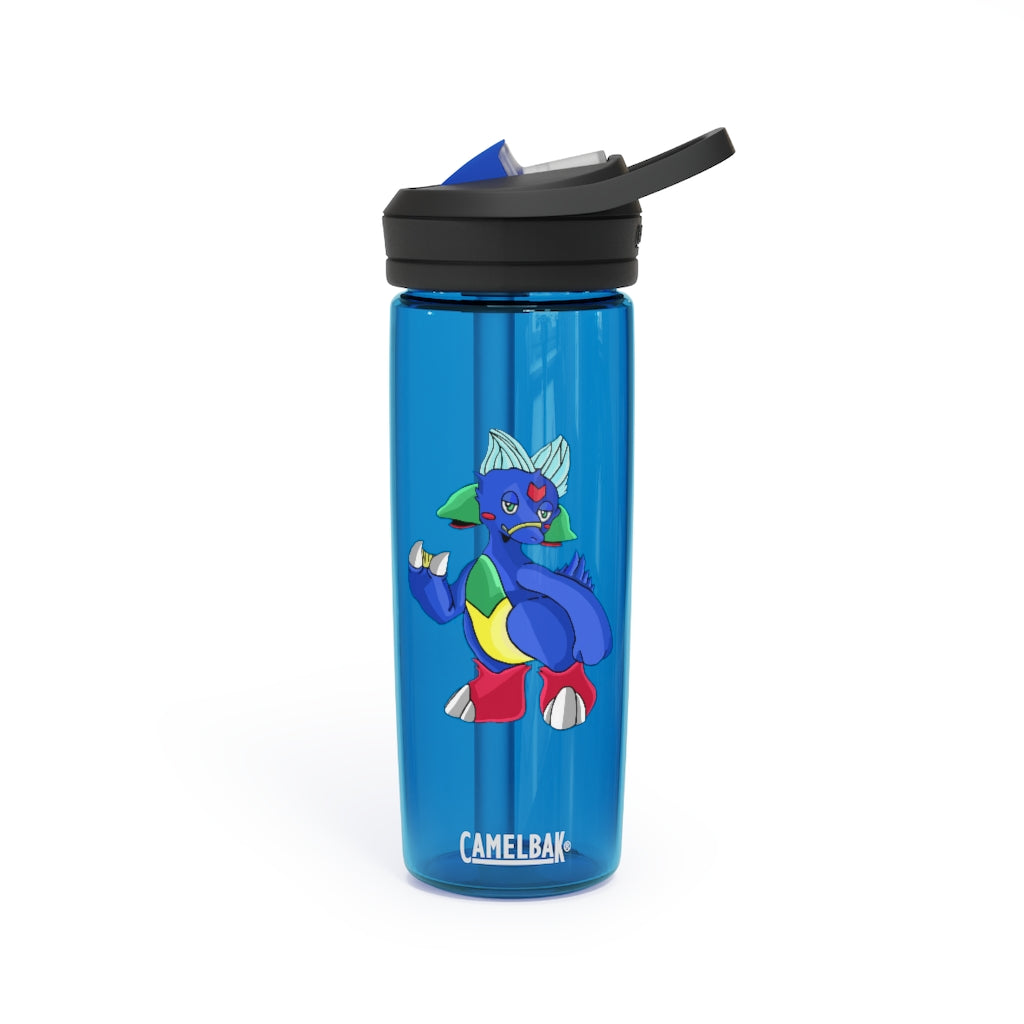 Duldi CamelBak Eddy® Water Bottle in 20oz and 25oz sizes, showcasing its durable Tritan™ material and spill-proof design.