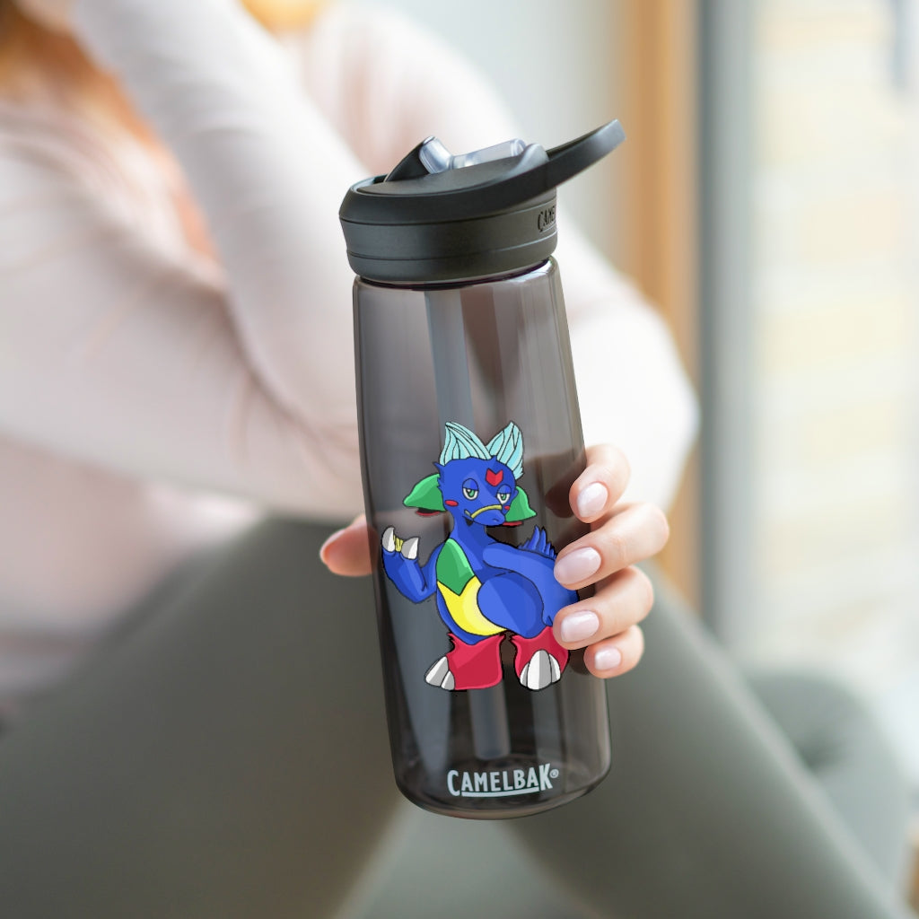 Duldi CamelBak Eddy® Water Bottle in 20oz and 25oz sizes, showcasing its durable Tritan™ material and spill-proof design.