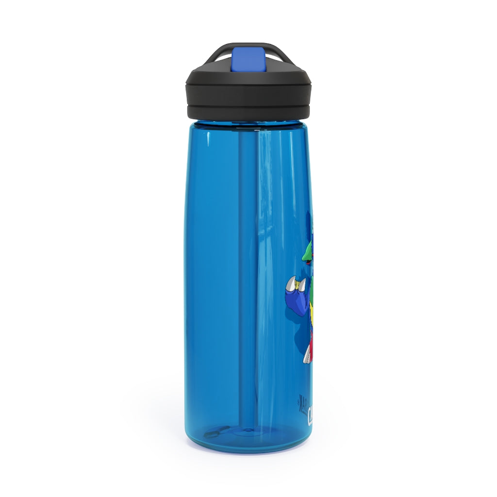 Duldi CamelBak Eddy® Water Bottle in 20oz and 25oz sizes, showcasing its durable Tritan™ material and spill-proof design.