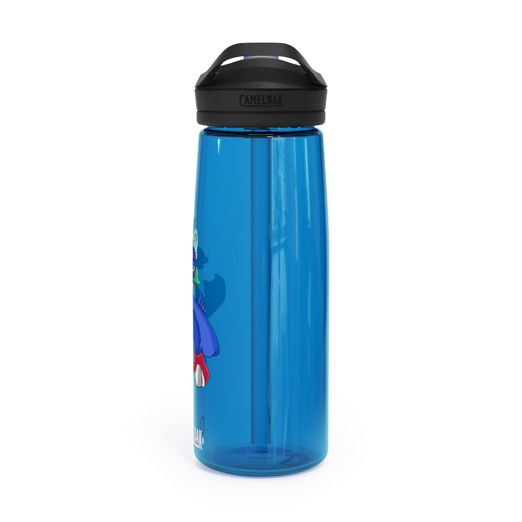 Duldi CamelBak Eddy® Water Bottle in 20oz and 25oz sizes, showcasing its durable Tritan™ material and spill-proof design.