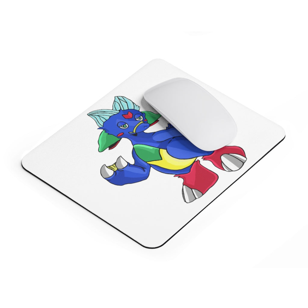 Duldi Mouse Pad featuring a vibrant full print design on a smooth neoprene surface, ideal for home or office use.