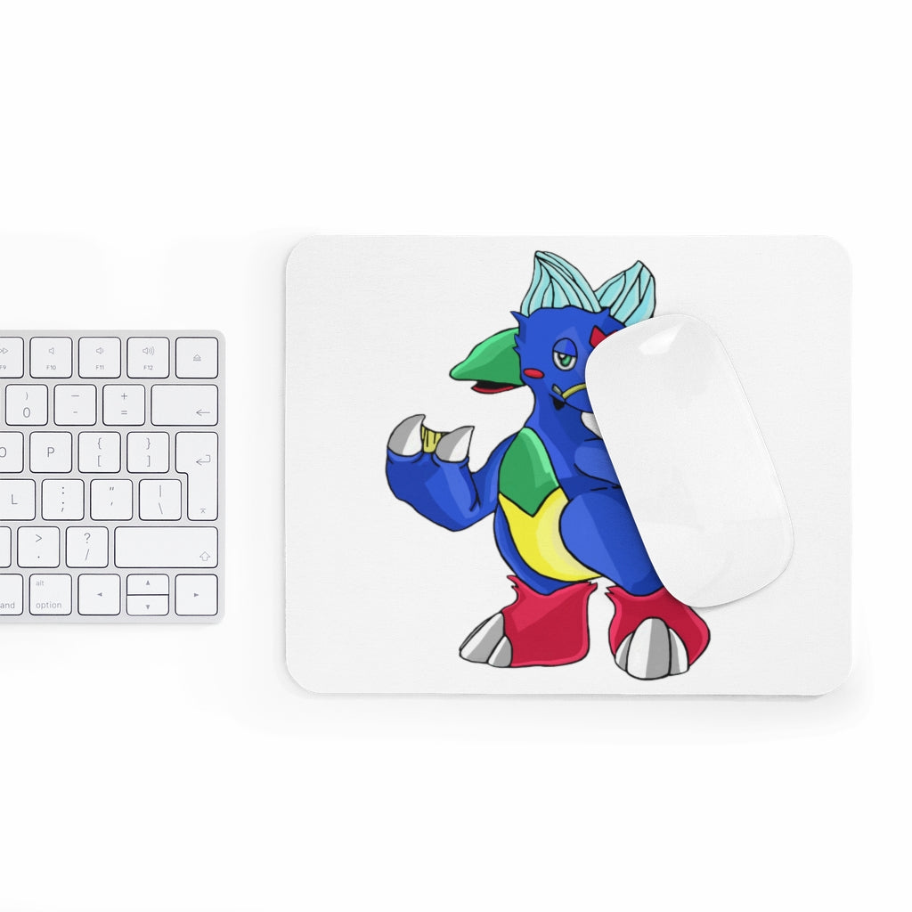 Duldi Mouse Pad featuring a vibrant full print design on a smooth neoprene surface, ideal for home or office use.