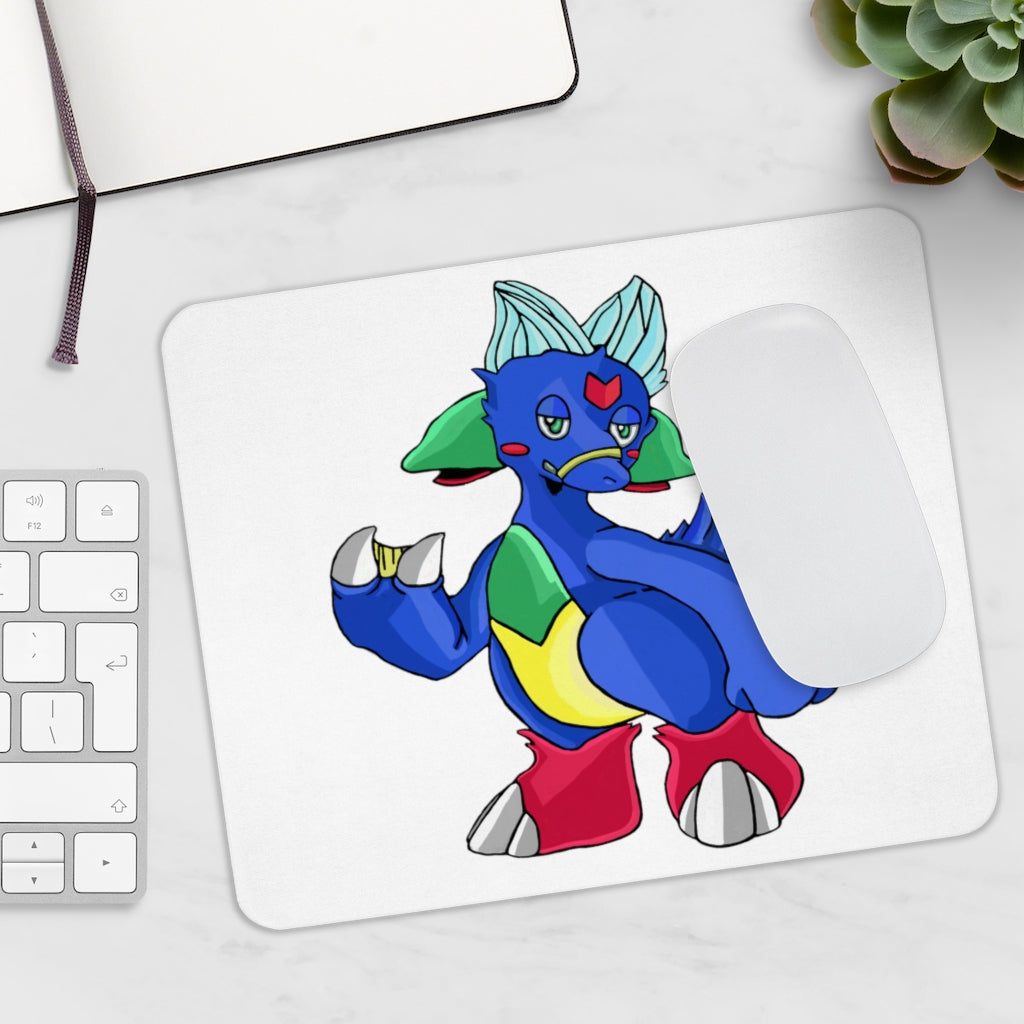 Duldi Mouse Pad featuring a vibrant full print design on a smooth neoprene surface, ideal for home or office use.